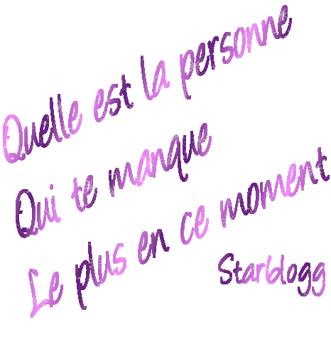quel est la personne......